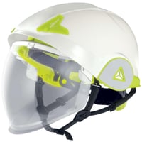 Casco de Obra de Doble Carcasa Equipado con Visera para Protección Contra Arcos Eléctricos y Salpicaduras de Metal Fundido Set X 5 Unidades