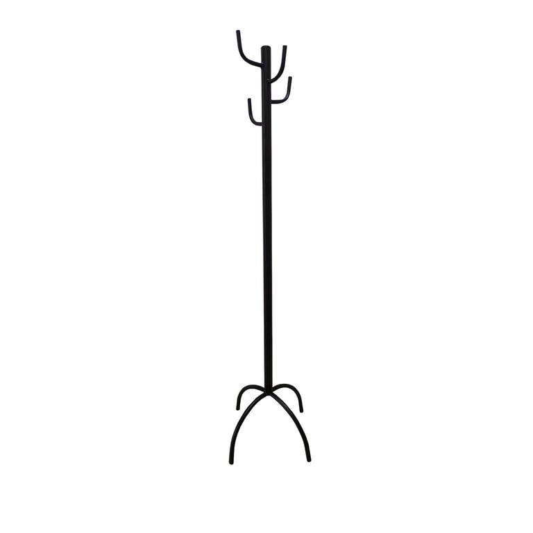 Perchero de pie metalico negro de 140 cm Homecenter
