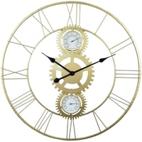 Reloj Dos Diales 70 cm Dorado