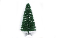 Árbol de Navidad 210 cm Verde Fibra Óptica con Estrellas Multicolor