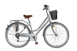 Bicicleta Urbana Scoop Amsterdam R28 6V Plateada