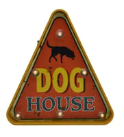 Letrero Led Dog House Rojo