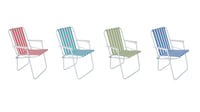 Silla Playa Alta Plegable Spring Metal Multicolor