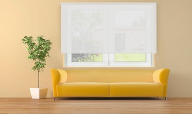 Persiana Enrollable Cotton Blanco 75x250 Cm