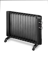 Calefactor Panel Mica Negro