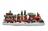 Tren Navidad Iluminado Musical 48 cm