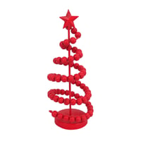 Árbol de Navidad Deco Esfera Rojo 8x18.5 cm