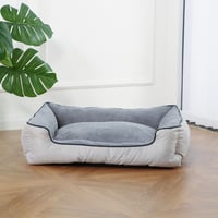 Cama para Perro 75x68cm Beige Gris