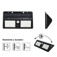 Aplique Solar 20w 300 Lumenes Luz Fria