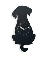 Reloj De Pared Perro Negro