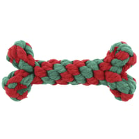 Juguete Hueso 15 cm Rojo Verde Pets