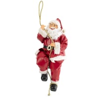 Papá noel Escalador Colgante 60 cm Rojo