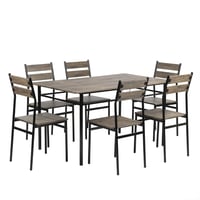 Set Comedor Laila 1+6 Sillas