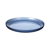 Plato Acril 25 cm Azul