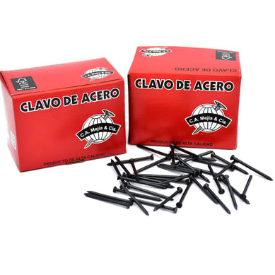 Clavo Acero Liso 1-1/2 500g