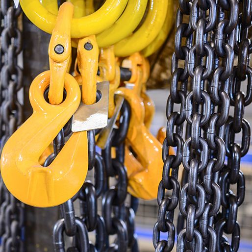 Poleas y Cadenas Trabajo Pesado