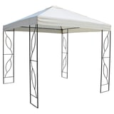 Pergola 2,5x2,5m blanco