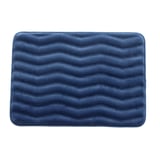 Tapete de baño Zigzag azul 43x61 cm