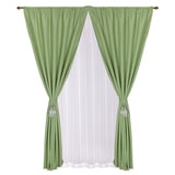 Set de cortinas con velo 145x220 cm