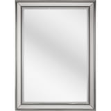 Espejo decorativo rectangular Reflejos de 78 x 108 cm Plata