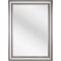 Espejo decorativo rectangular Reflejos de 78 x 108 cm Plata