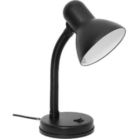 Lámpara de escritorio flexible Piccola de 1 luz E27 Negro