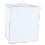 Caja tela blanca con ventilador 50 x 60 x 35 cm