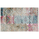 Tapete Decorativo Vintage Rosa 120 x 170 cm