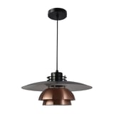 Lámpara colgante 40W Rich cobre 1luz E27 trend metal 40cm