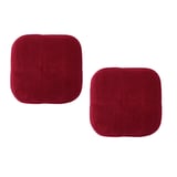 Set cojines para silla rojo 40x40 cm
