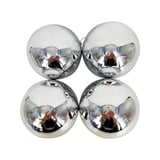 Set de esferas 4 piezas 9 cm de plástico