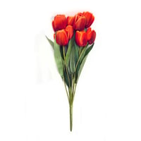 Ramo de 11 tulipanes naranja