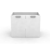 Gabinete fregadero 2 puertas blanco frosty