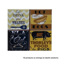 Cerámica Vintage Quarte Food 20.3x20.3 cm
Grupo Ceral 1 pza