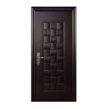 Puerta seguridad Luxury chocolate derecha 90 x 213 cm