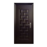Puerta seguridad Luxury chocolate izquierda 90 x 213 cm