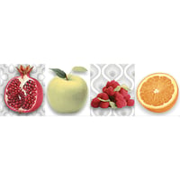 Cenefa Frutas mix multicolor 6X20 cm