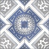 Piso cerámico Almeria azul 45x45 cm