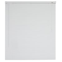 Persiana horizontal PVC blanca 120x160 cm