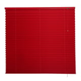 Persiana plisada tela roja 100x120 cm