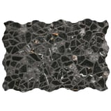 Piso cerámico Mocuba negro 34x50 cm