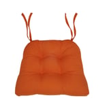 Cojín para silla loneta naranja 43x37 cm
