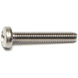 Tornillo p/máquina cabeza alomada acero Inox. 4mm-.70 x 25mm 1 pz.