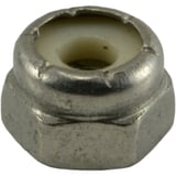Tuercas gruesas inserción nylon de acero Inox. 8-32 4 pzs.