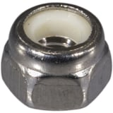 Tuerca de fijación acero Inox. inserto de nylon 4mm-0.70 1 pz.