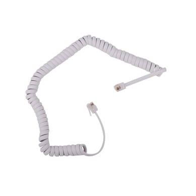 Cable telefnico en espiral para audicular de plug