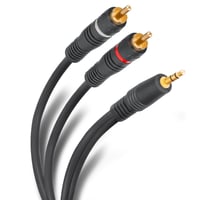 Cable para teatro en casa 2 plug 3.5 1.80 m