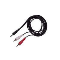 Cable 2 plugs RCA a 1 plug de 3.5 mm estéreo