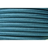 Cable iluminación textil calibre 18  1 m jade