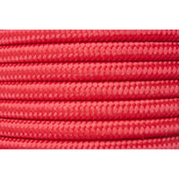 Cable iluminación textil calibre 18  1 m rojo
